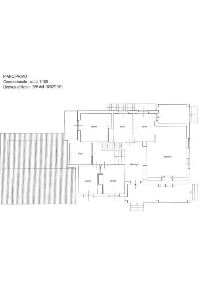 Villa strada della Collina, Mottalciata - planimetria 1