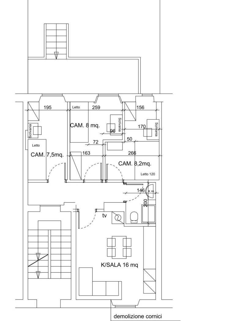Terreno non edificabile via Alessandro Pestalozza, 11, Milano (zona Città Studi) - planimetria 1