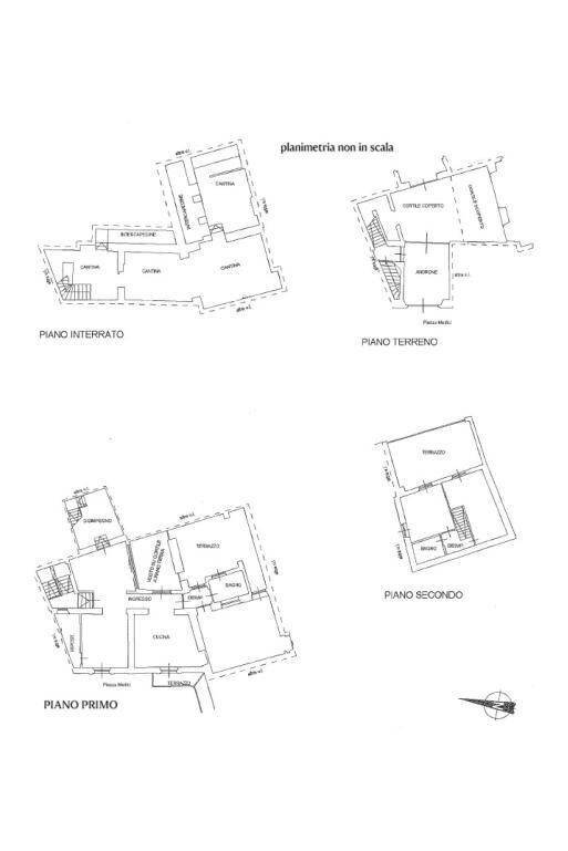 Appartamento piazza Medici, Asti - planimetria 1