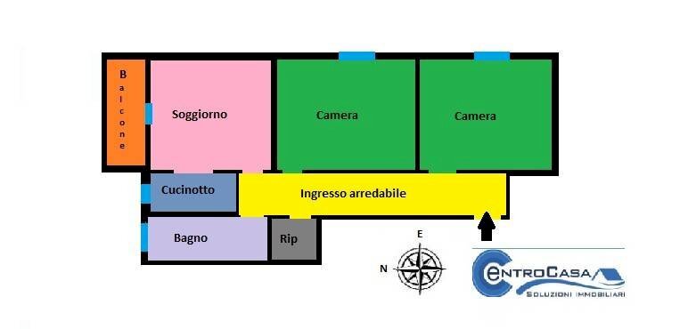 Trilocale San Lazzaro di Savena - planimetria 1