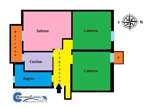 Quadrilocale San Lazzaro di Savena - planimetria 1