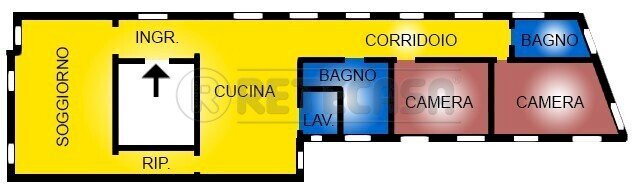 Retecasa_Valdagno - Planimetria - Appartamento Valdagno - planimetria 1