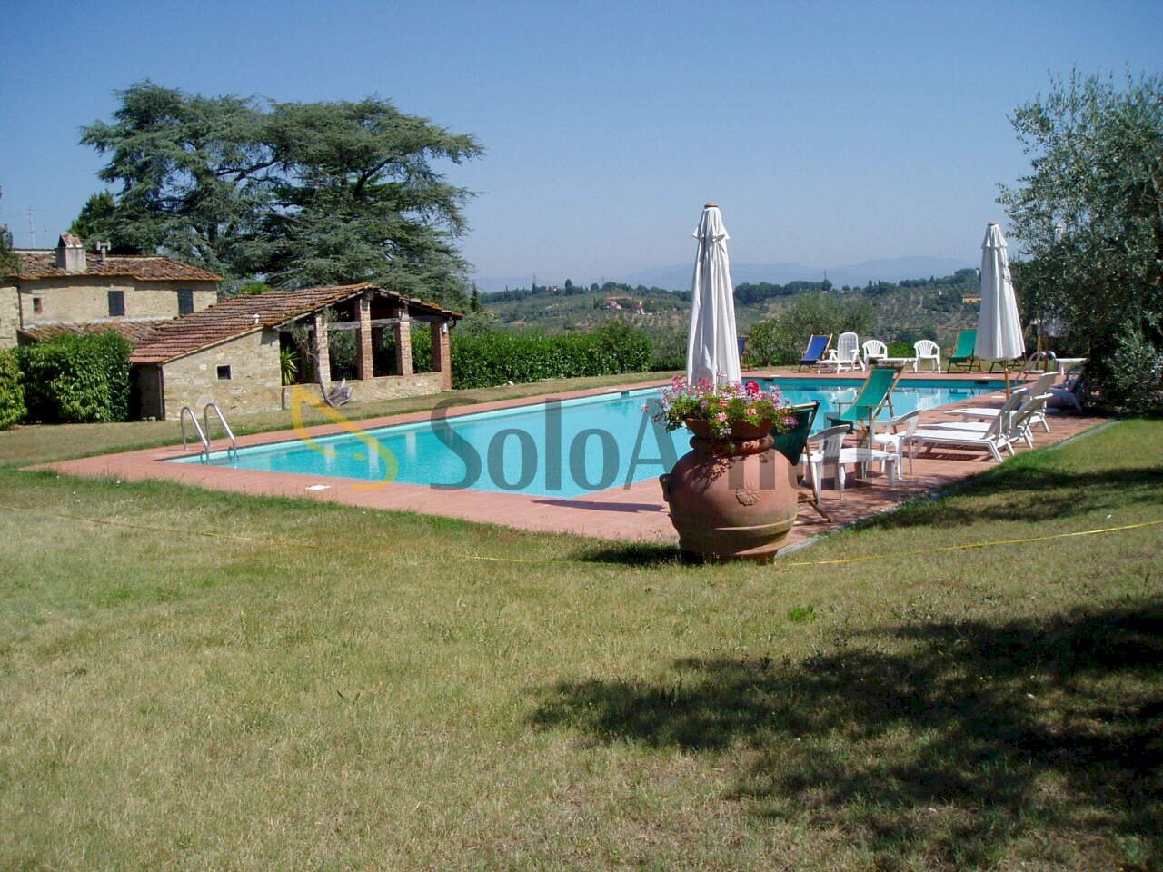 Foto piscina 1 bagnolo.JPG - Three-room apartment Via Imprunetana per Tavarnuzze 48, Impruneta - photo 1