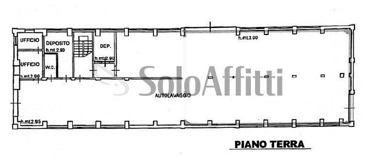 planimetria - Shed Viale Partigiani 31, Aosta - floor plans 1