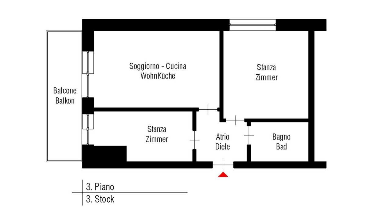 imm_14721-2000--20260310164531-Planimetria - Appartamento Via Wolkenstein, Merano - planimetria 1