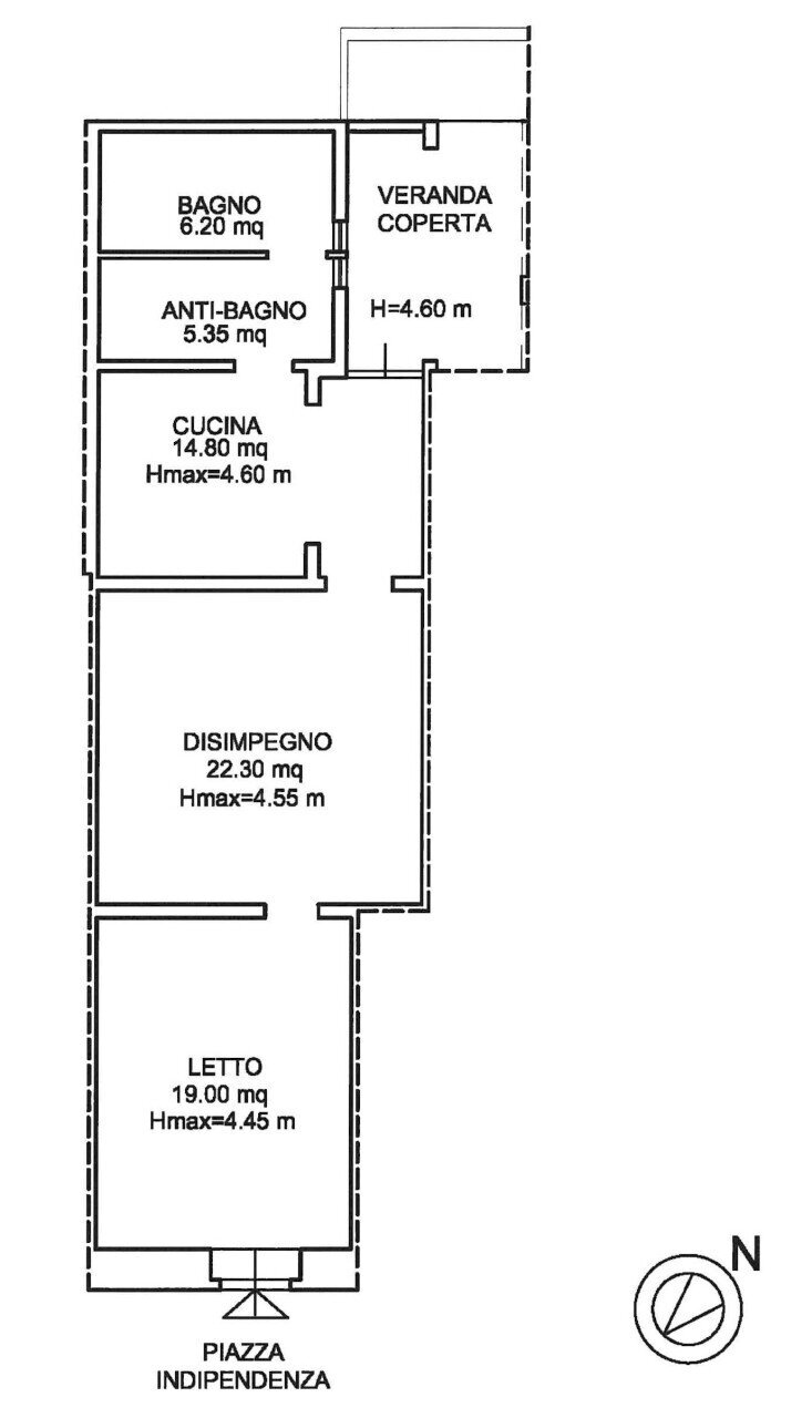 planimetria - Casa indipendente Piazza Indipendenza, Sannicola - planimetria 1