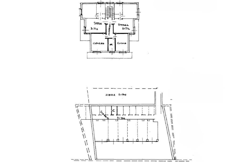 Two-room apartment Strada Fornelli Chiaves, Monastero di Lanzo - floor plans 1