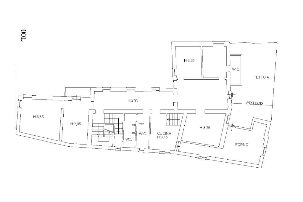 Independent house Via Sotto la Chiesa di Monticello, Finale Ligure - floor plans 1