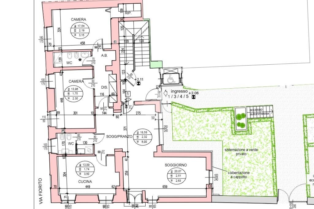 Apartment Via Girò, Rivoli - floor plans 1