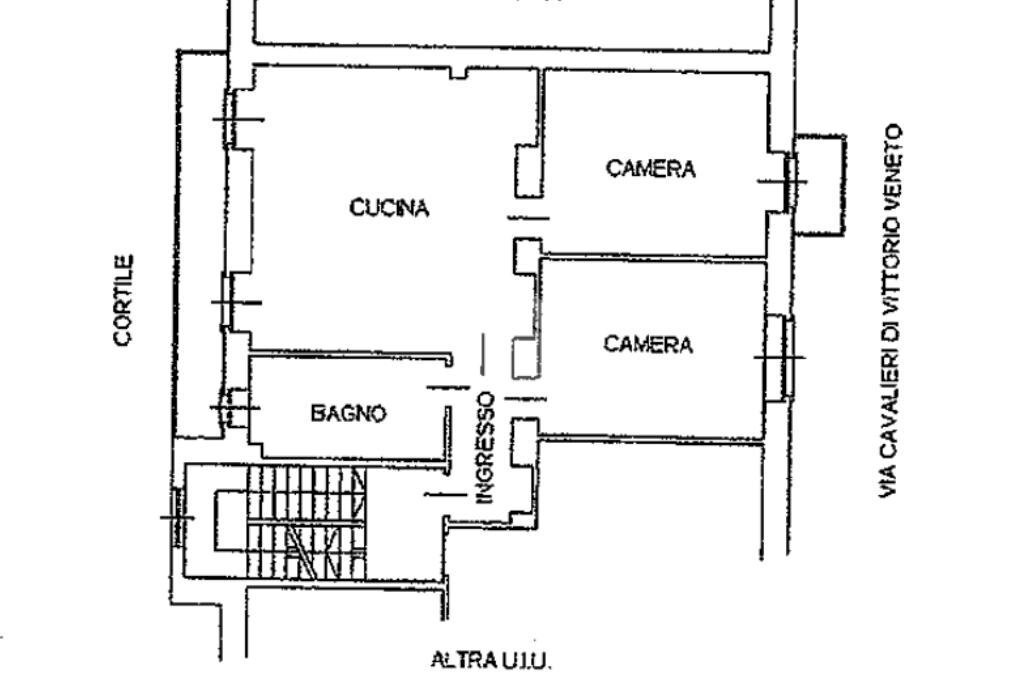 Trilocale Via cavalieri di vittorio veneto, Rivoli - planimetria 1