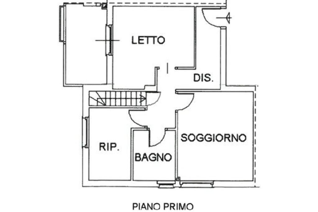 Four-room apartment Via Enrico Berlinguer, Tavullia - floor plans 1