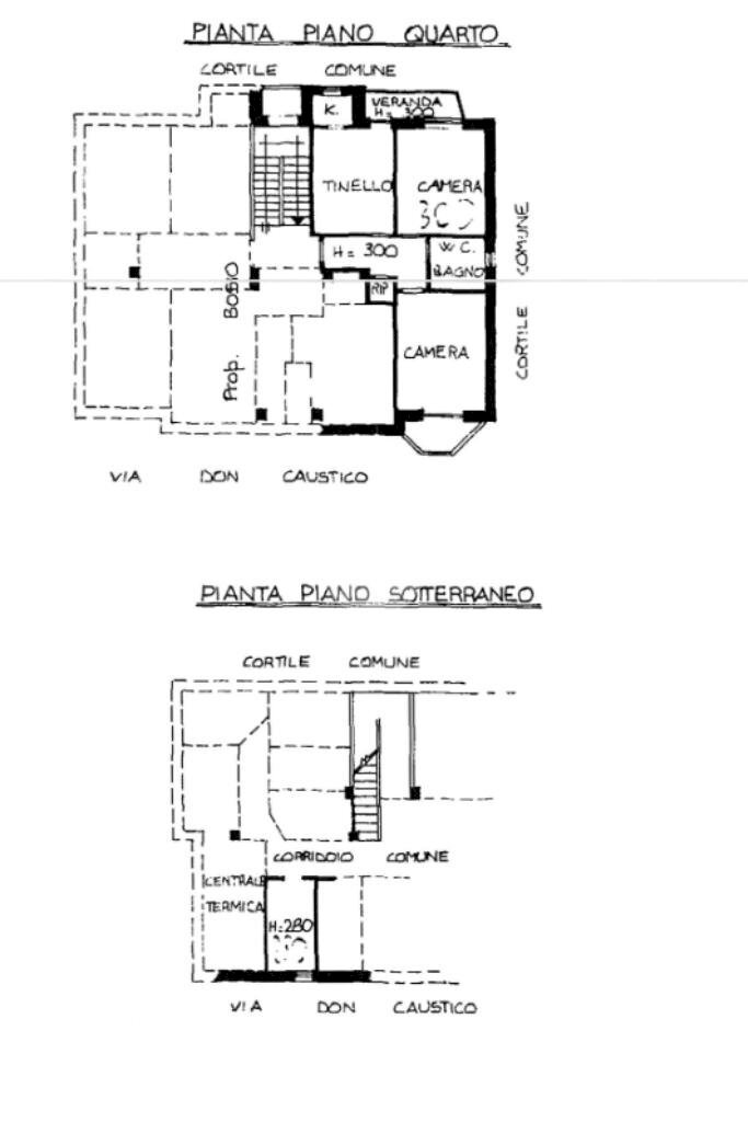 Trilocale Via Don Caustico, Grugliasco - planimetria 1