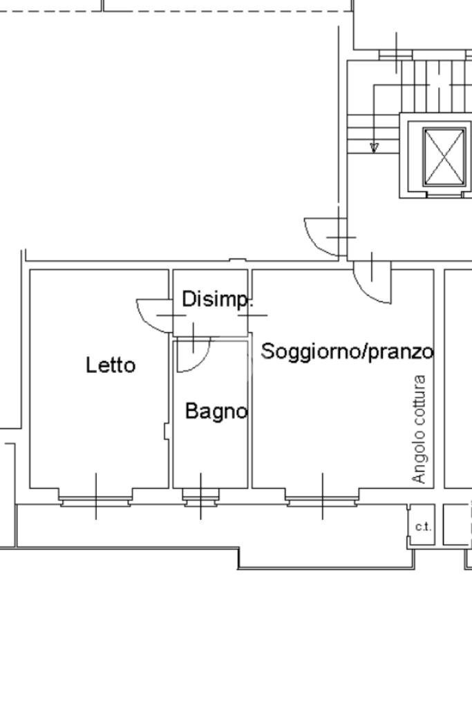 Two-room apartment Via vigna, Ciriè - floor plans 1