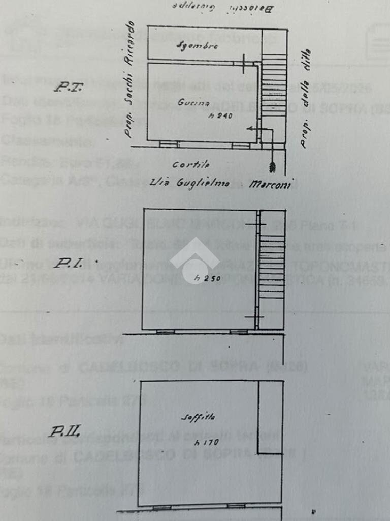 Casa semi indipendente Via G. Marconi, Cadelbosco di Sopra - planimetria 1