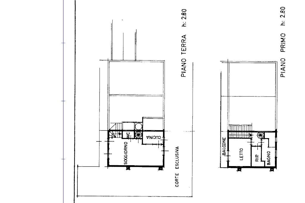 Terraced Villa Formigine, Formigine - floor plans 1