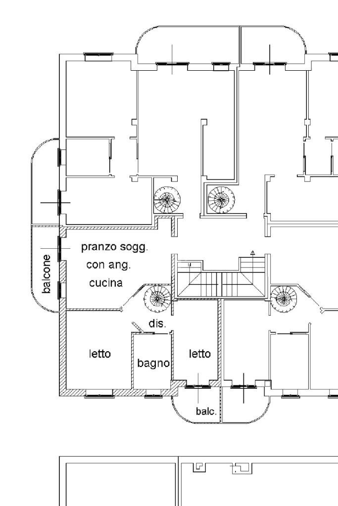 Three-room apartment Via Braglia, Castelvetro di Modena - floor plans 1