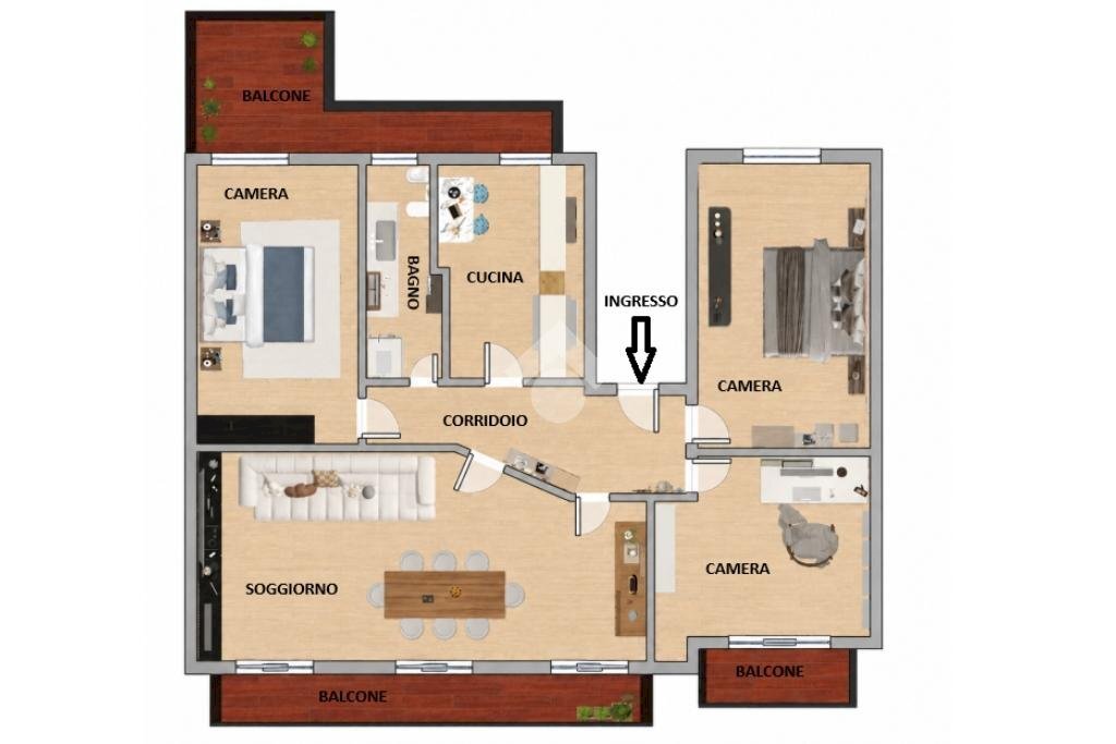 Independent house Via Alessandro Manzoni, Cusano Milanino - floor plans 1