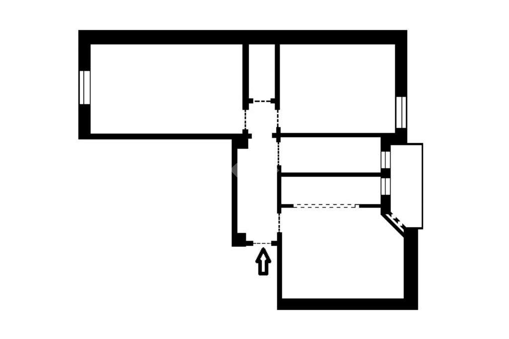 Trilocale Via Privata Luigi Borgomainerio, Milano (zona Ortica) - planimetria 1