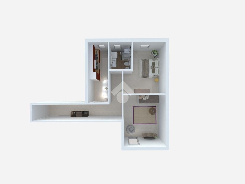 Two-room apartment Via tartini, Milano (neighborhood Dergano) - floor plans 1
