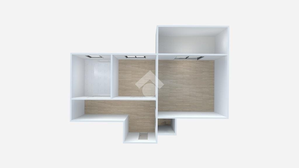 Bilocale Via Angelo Inganni, Milano (zona Lorenteggio) - planimetria 1