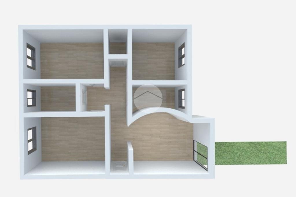Four-room apartment Via Carlo Valvassori Peroni, Milano (neighborhood Città Studi) - floor plans 1