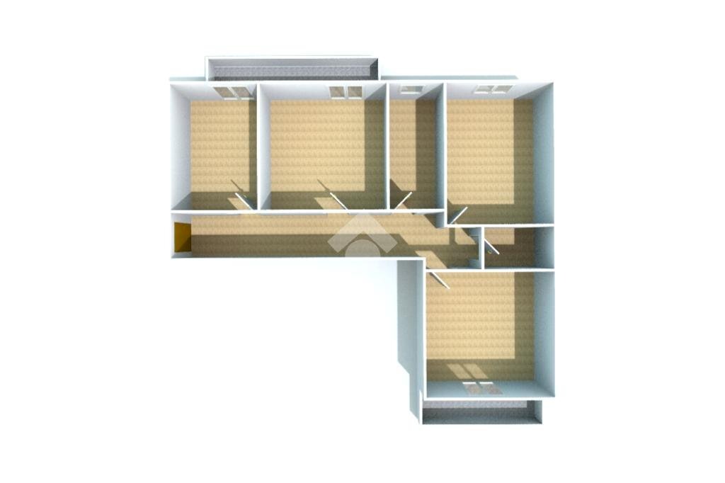 Four-room apartment Piazza Unione Europea, Canelli - floor plans 1