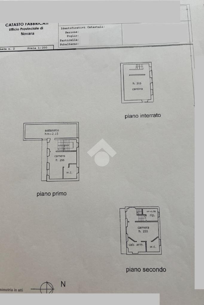 Independent house Via susa, Agrate Conturbia - floor plans 1