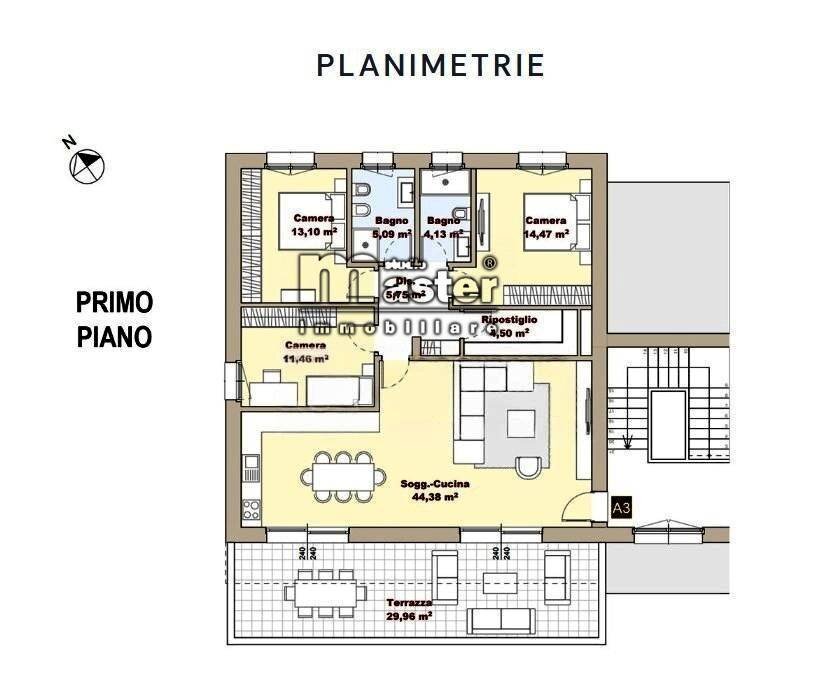Foto 10 - Apartment VIA TREFORNI, Paese - floor plans 1