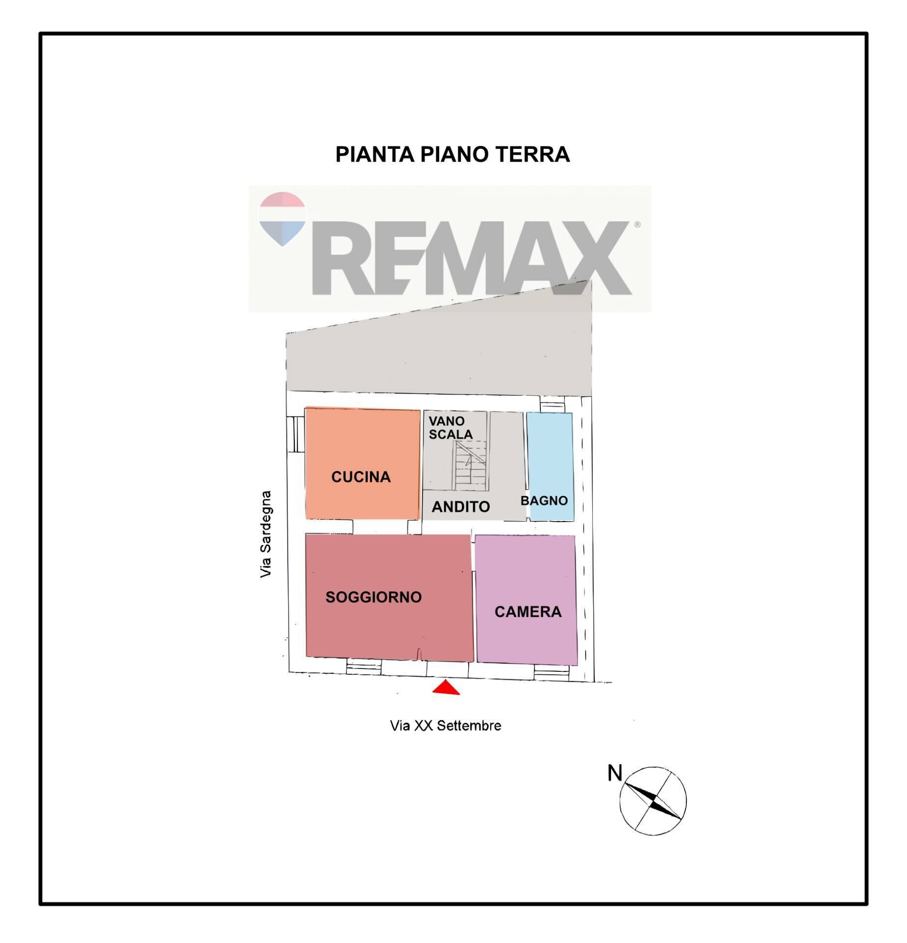 Pianta 2D - Independent house via xx settembre
 
89, Tonara - floor plans 1