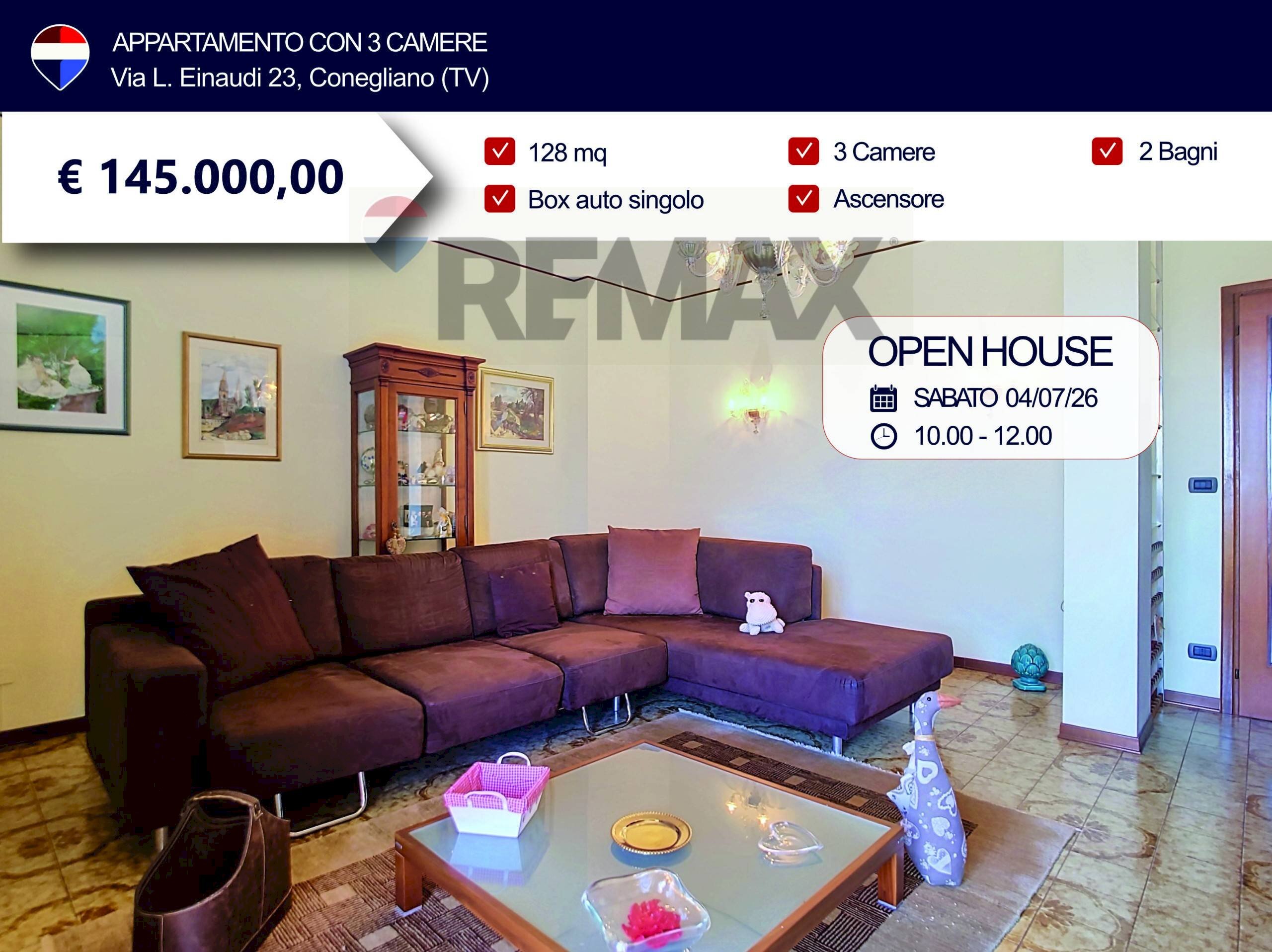 Soggiorno - Apartment Via Luigi Einaudi
 
23, Conegliano - photo 1