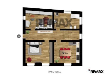 PIANO TERRA Pianta 3D - Villa ANTEA
 
14, San Pellegrino Terme - foto 55