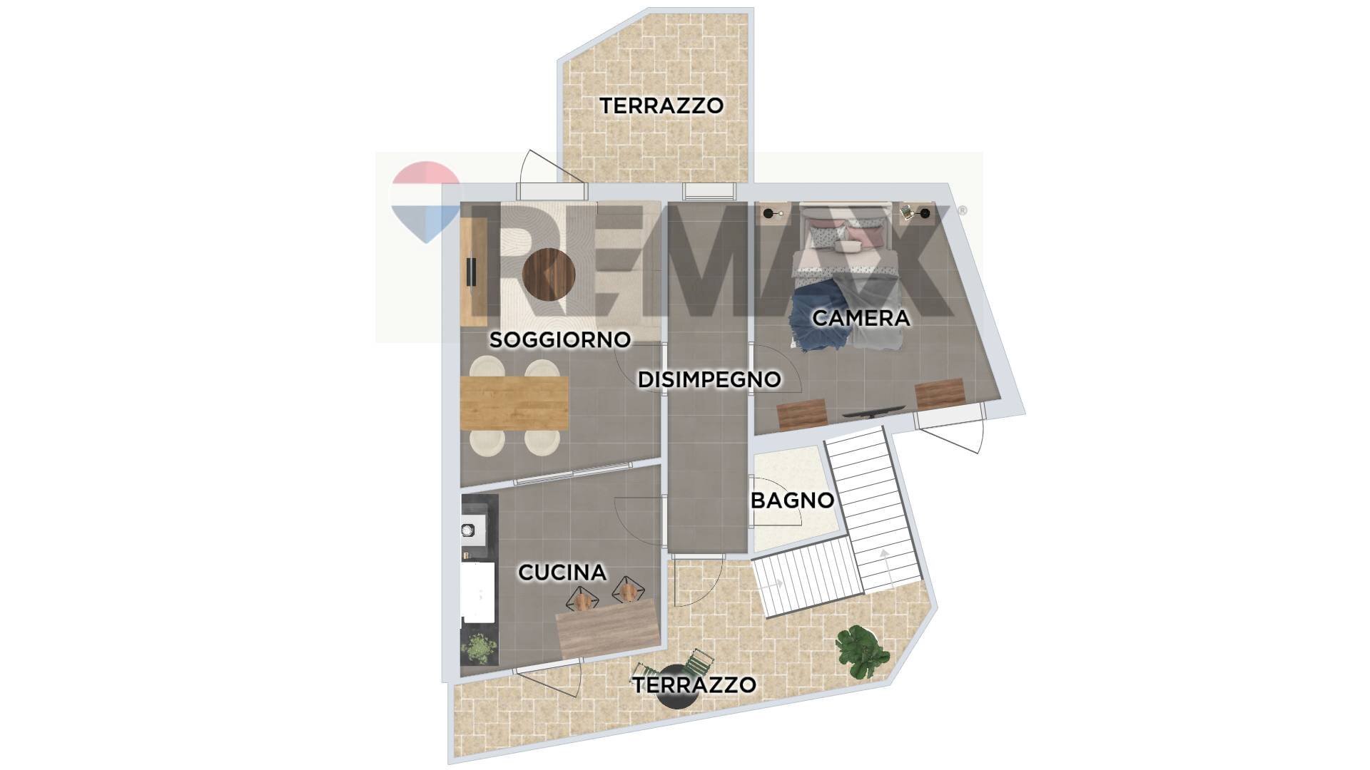 Pianta 2D - Casa semi indipendente Via Vittoria
 
3, Costa Volpino - planimetria 1
