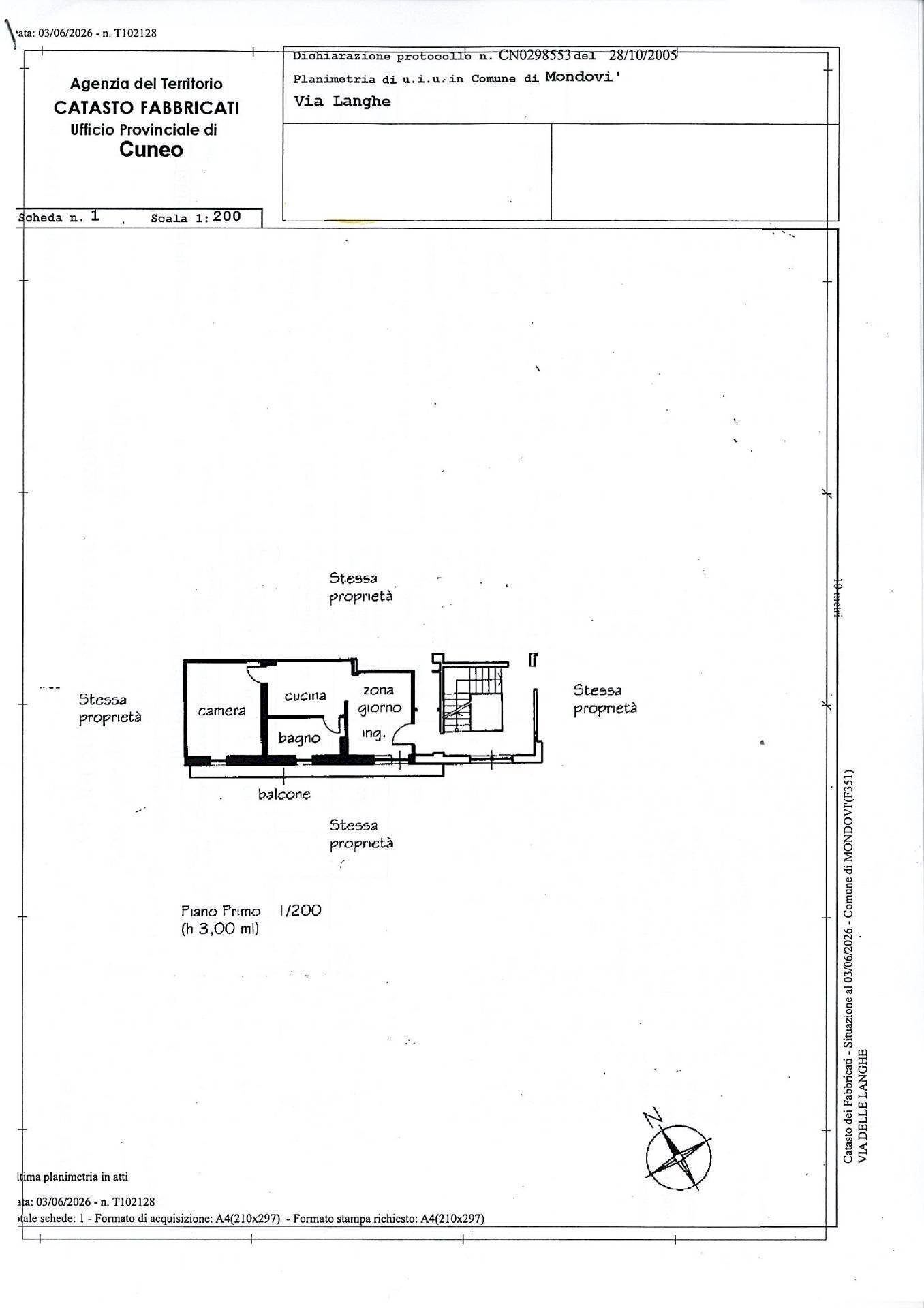 planimeitra - Two-room apartment Via Langhe
 
43, Mondovì - floor plans 1