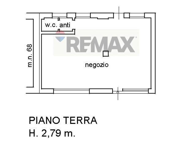 Pianta 2D - Locale Commerciale Via Presti
 
39 A, Moriago della Battaglia - planimetria 1