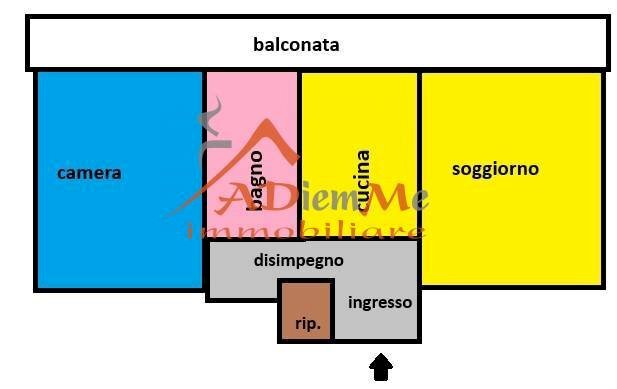 Foto 3 - Three-room apartment Via Basilicata, Pisa - floor plans 1