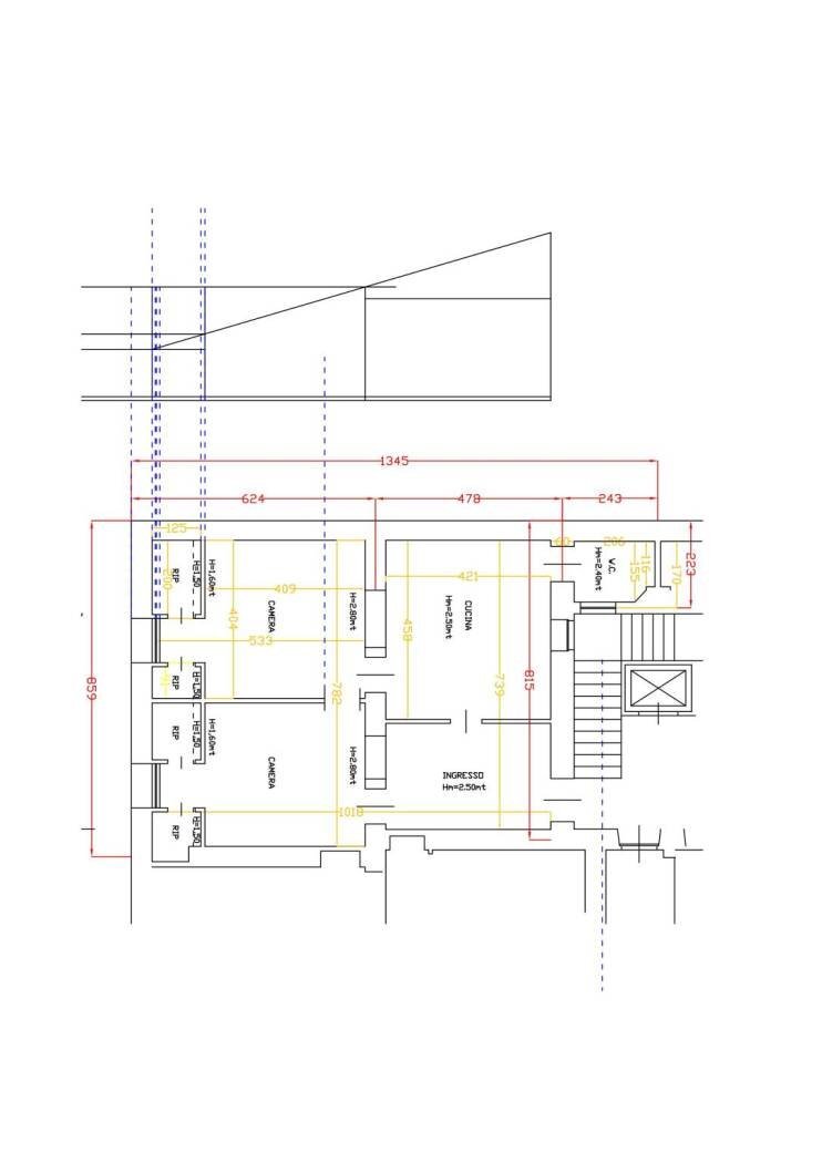 Appartamento corso Vinzaglio, 19, Torino (zona Centro) - planimetria 1