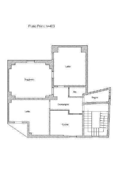 Independent house via Immacolata, Matino - floor plans 1