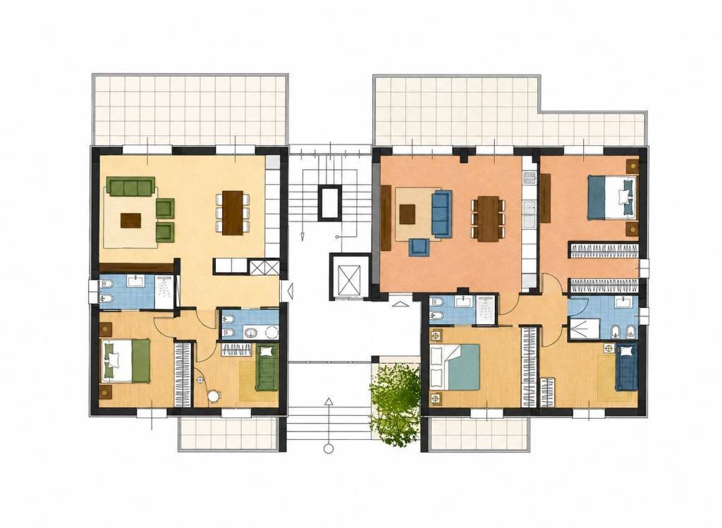 Planimetria - Terreno edificabile via Don Giovanni Bosco, 57, Vallecrosia - foto 2