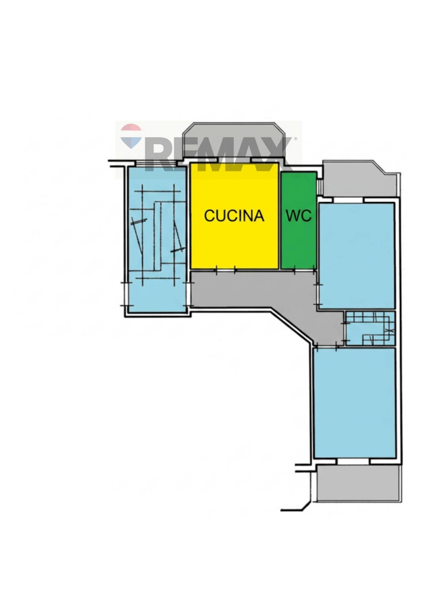 Pianta 2D - Three-room apartment via Primo Levi
 
36b, Napoli - floor plans 1
