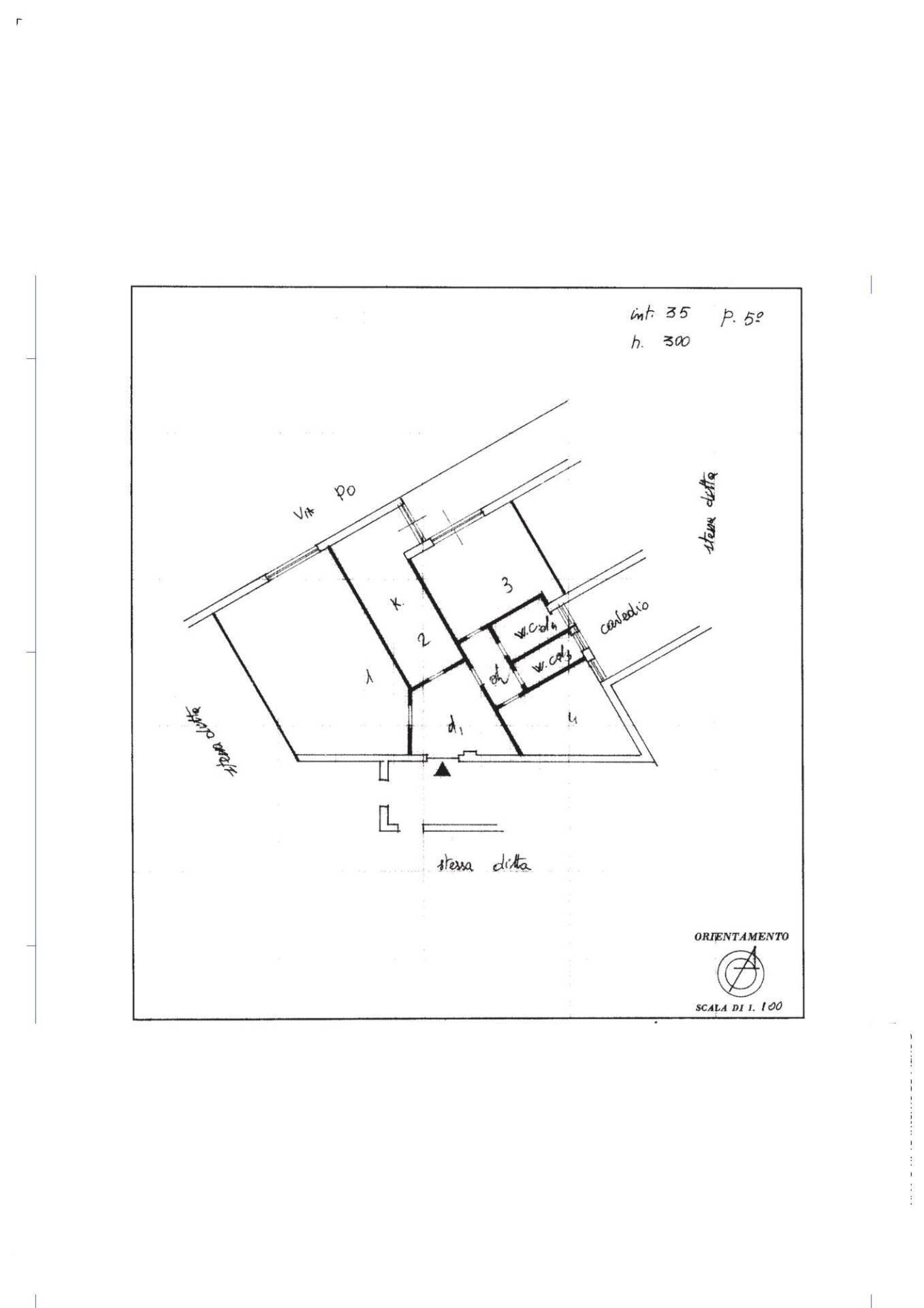 Foto 29 - Trilocale Via Po
 
15, Napoli - planimetria 1