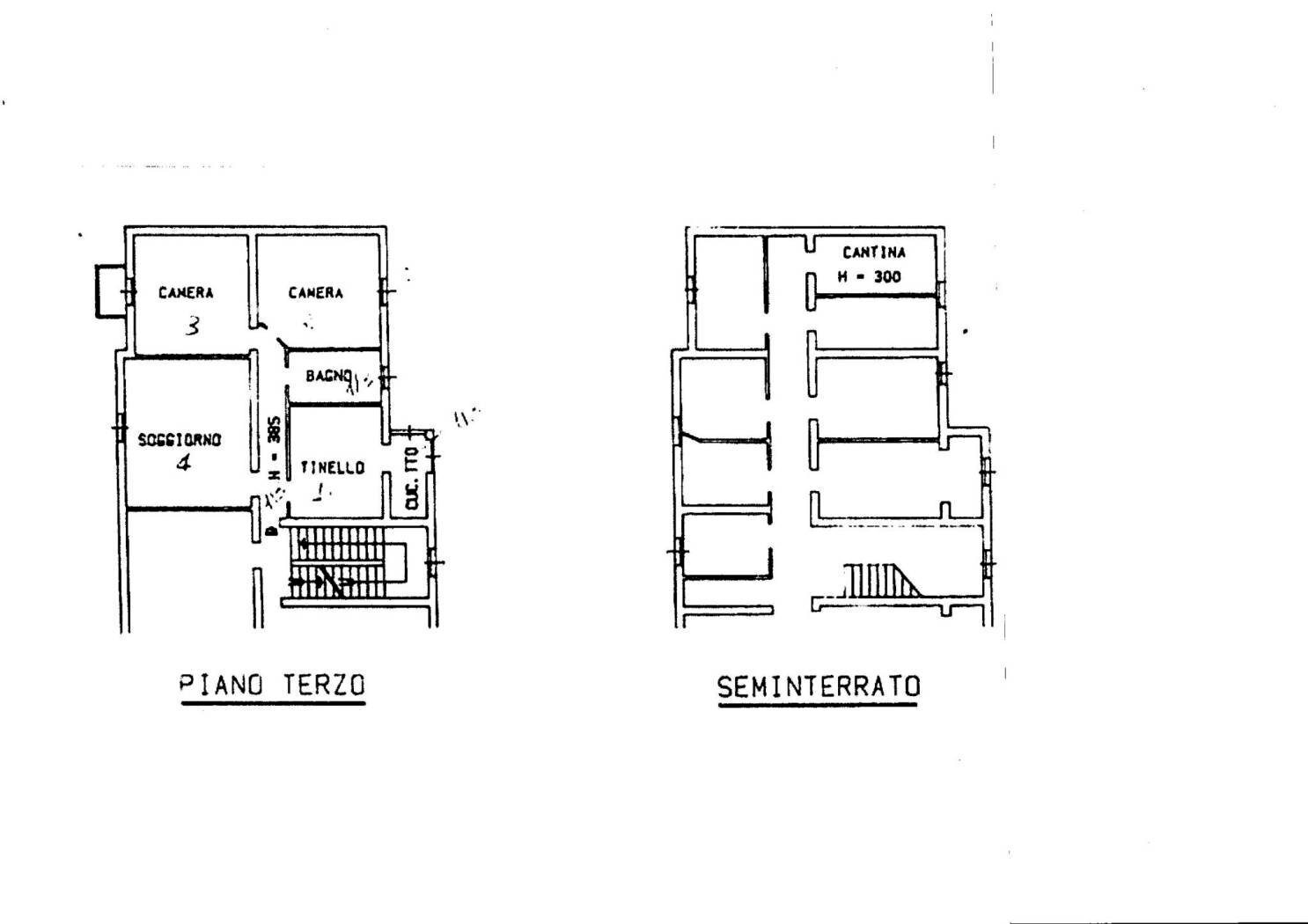 Trilocale via Carlo Rusconi, 1, Bologna (zona Saffi) - planimetria 1