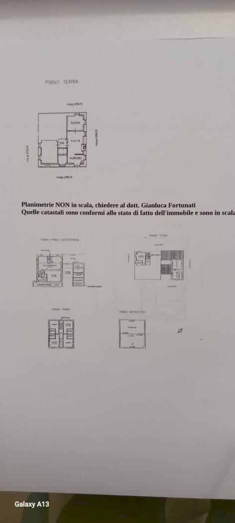 Rustico Frazione Costa, 123, Arcevia - planimetria 1