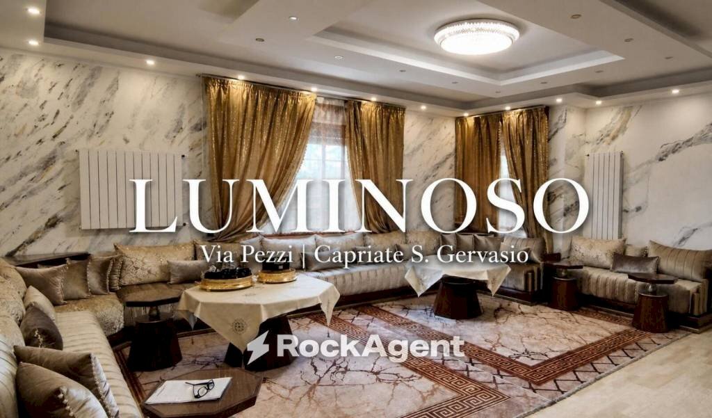 Salone - Appartamento via Pezzi, 25, Capriate San Gervasio - foto 1