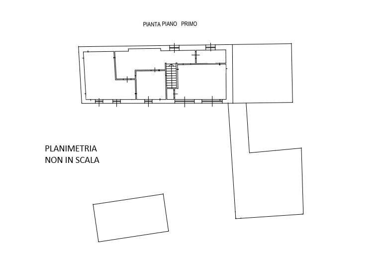 Villa strada Valle Bera, Castiglione Tinella - planimetria 1