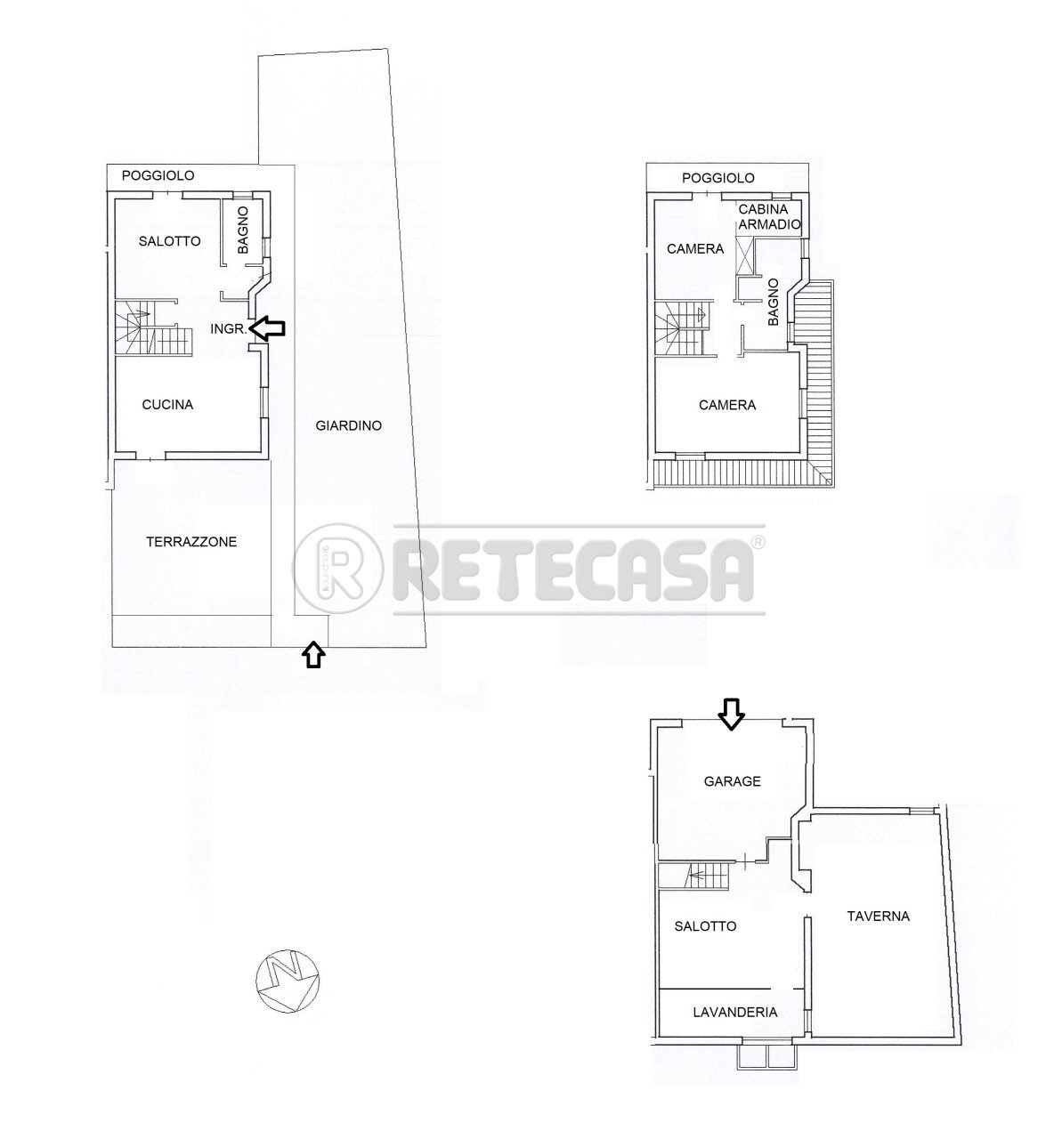 PLANIMETRIA - Porzione di casa Via Venezia 17, Montebello Vicentino - planimetria 1