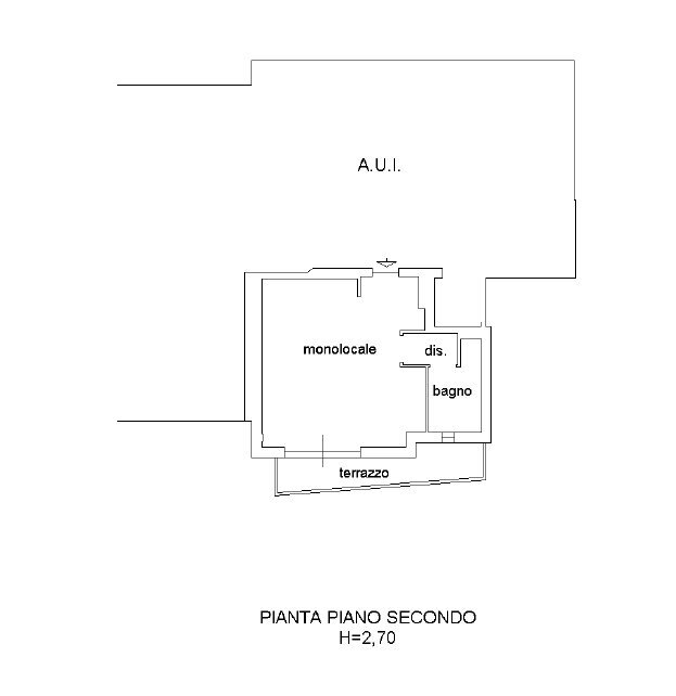 pln per portali - Bilocale Via Castore 72, Rimini - planimetria 1