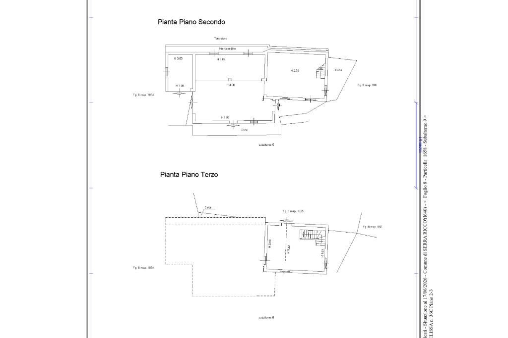 Quadrilocale Via Angelo Pelissa, Serra Riccò - planimetria 1