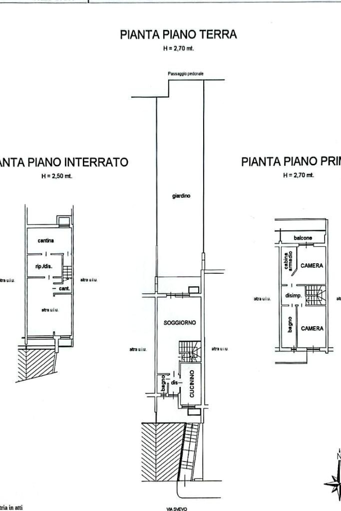 Villa a Schiera Via svevo, Candiolo - planimetria 1
