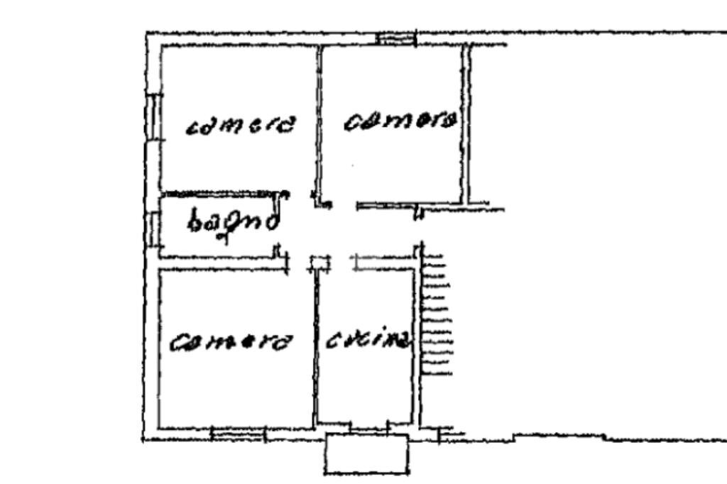 Four-room apartment Via Nazionale, Malalbergo - floor plans 1