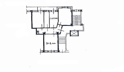 Quadrilocale Asti - planimetria 1